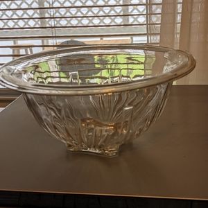 Vintage  Hazel Atlas Clear Bowl